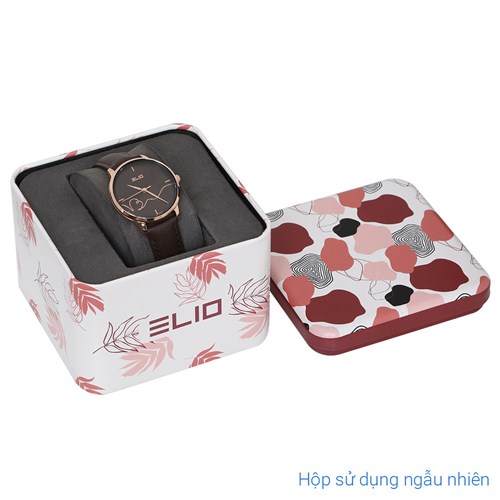 Đồng hồ Elio 30 mm Nữ EC019-02 Màu Nâu