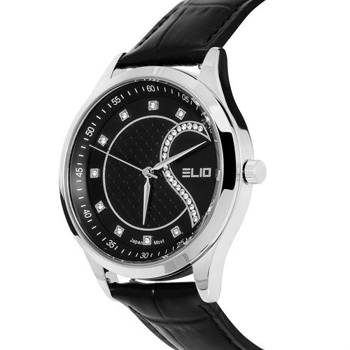 Đồng hồ Elio 40 mm Nam EC022-01 Màu Đen