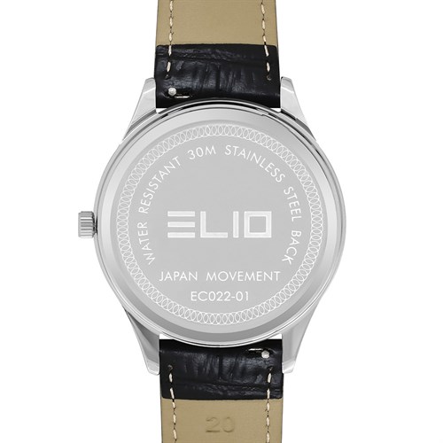 Đồng hồ Elio 40 mm Nam EC022-01 Màu Đen