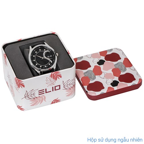 Đồng hồ Elio 40 mm Nam EC022-01 Màu Đen