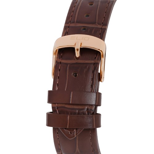 Đồng hồ Elio 40 mm Nam EC023-01 Màu Nâu