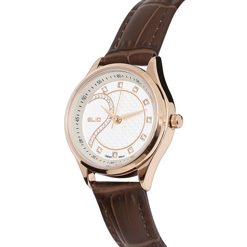 Đồng hồ Elio 29 mm Nữ EC023-02 Màu Nâu