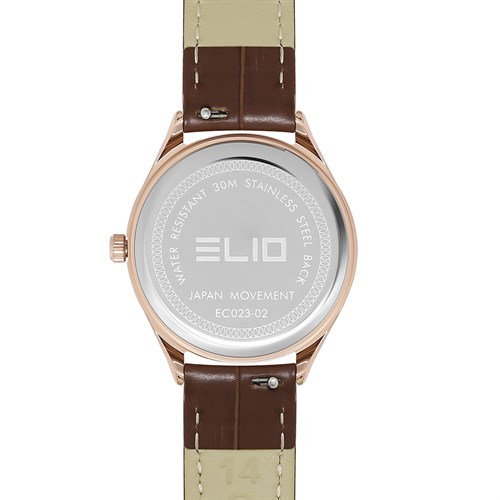 Đồng hồ Elio 29 mm Nữ EC023-02 Màu Nâu
