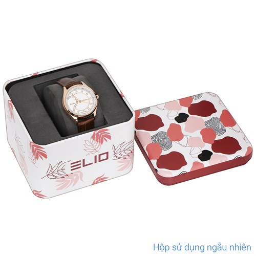 Đồng hồ Elio 29 mm Nữ EC023-02 Màu Nâu