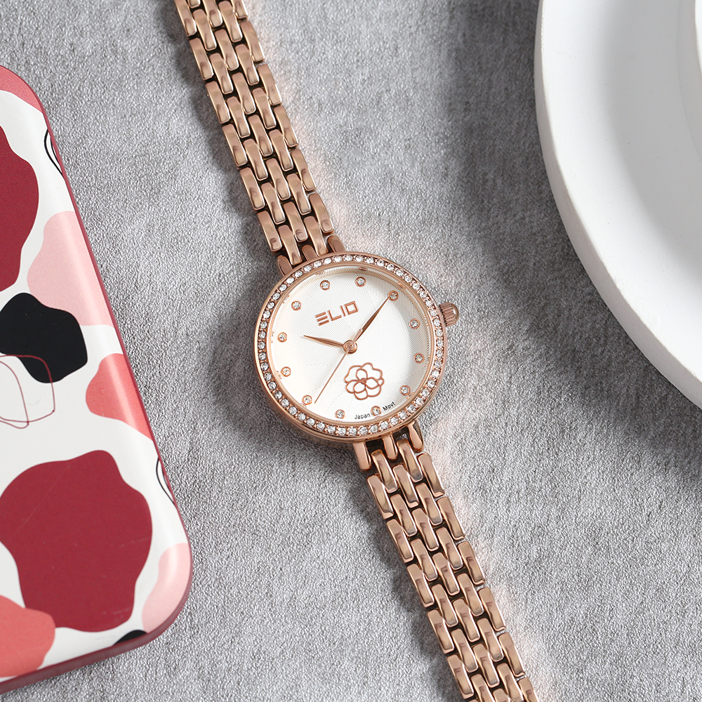 Đồng hồ Elio Flower 28 mm Nữ ES133-02