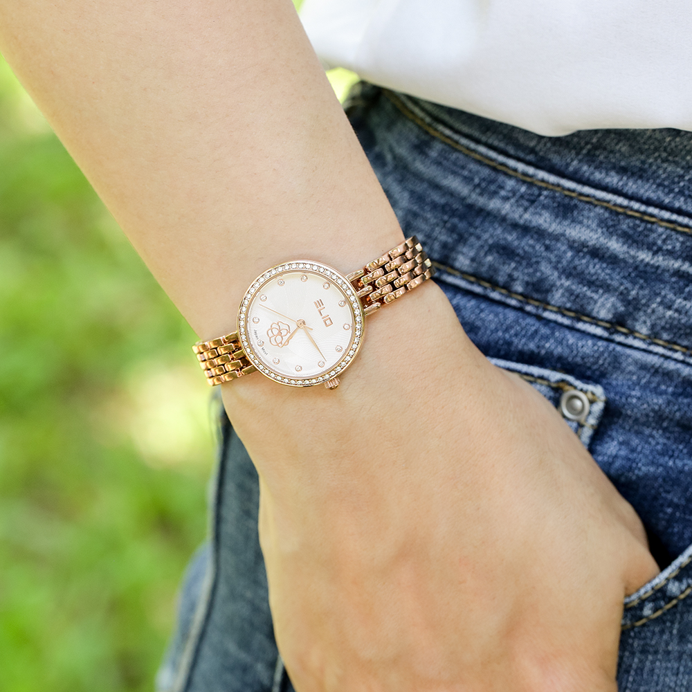 Đồng hồ Elio Flower 28 mm Nữ ES133-02