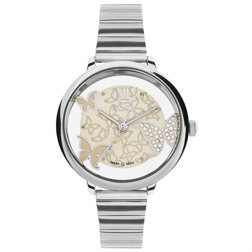 Đồng hồ Elio 36 mm Nữ ES134-02 Màu Bạc