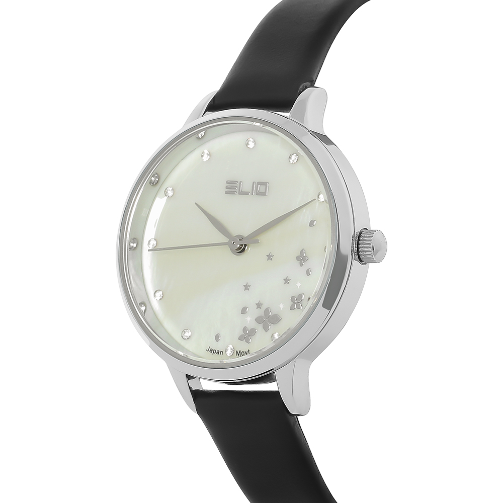 Đồng hồ Elio 28 mm Nữ EL134-02 Màu Đen