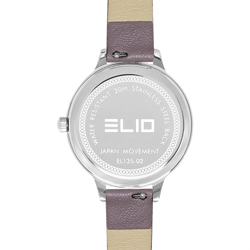 Đồng hồ Elio 33 mm Nữ EL135-02 Màu Tím