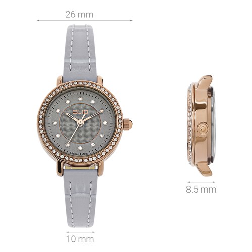 Đồng hồ Elio 26 mm Nữ EL136-01 Màu Tím