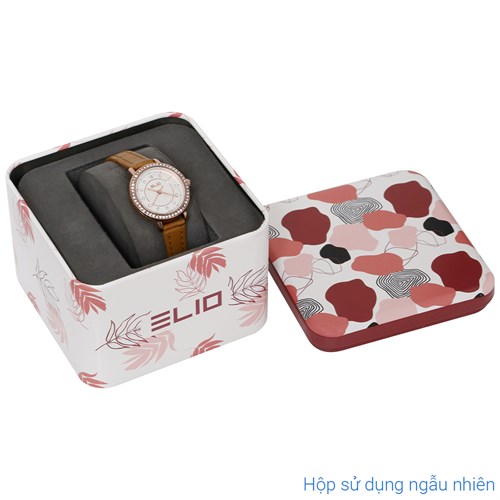 Đồng hồ Elio 26 mm Nữ EL136-02 Màu Nâu