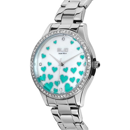 Đồng hồ Elio 35 mm Nữ ES139-01 Màu Bạc