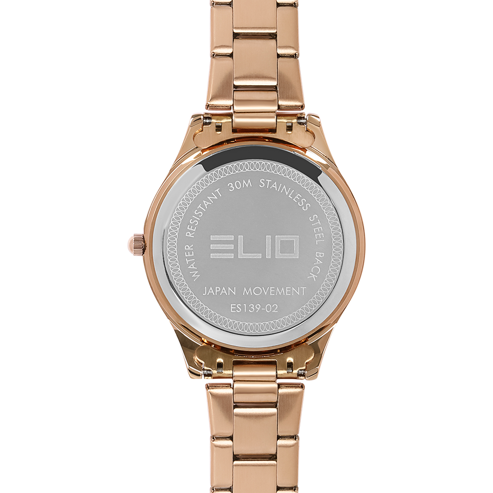 Đồng hồ Elio 35 mm Nữ ES139-02 Màu Vàng Hồng