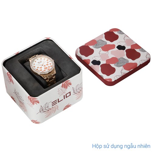 Đồng hồ Elio 35 mm Nữ ES139-02 Màu Vàng Hồng