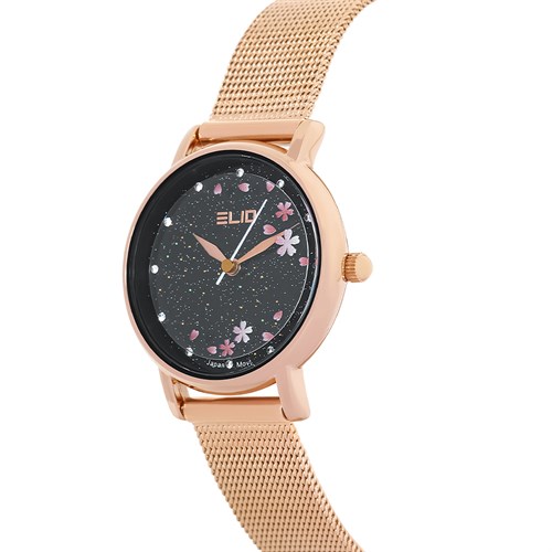 Đồng hồ Elio 30 mm Nữ ES141-01 Màu Vàng Hồng