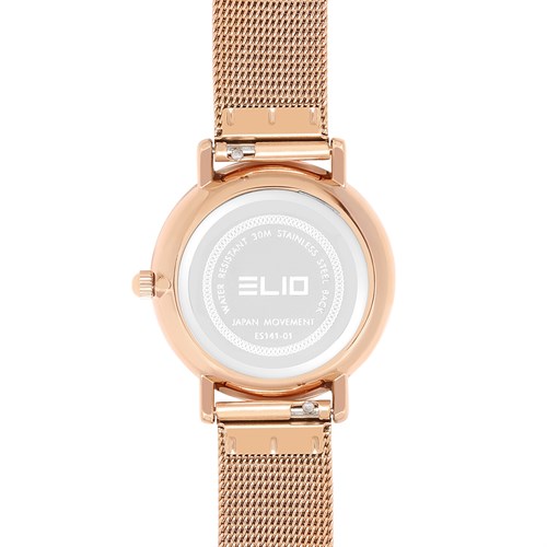 Đồng hồ Elio 30 mm Nữ ES141-01 Màu Vàng Hồng