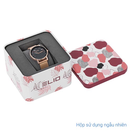 Đồng hồ Elio 30 mm Nữ ES141-01 Màu Vàng Hồng