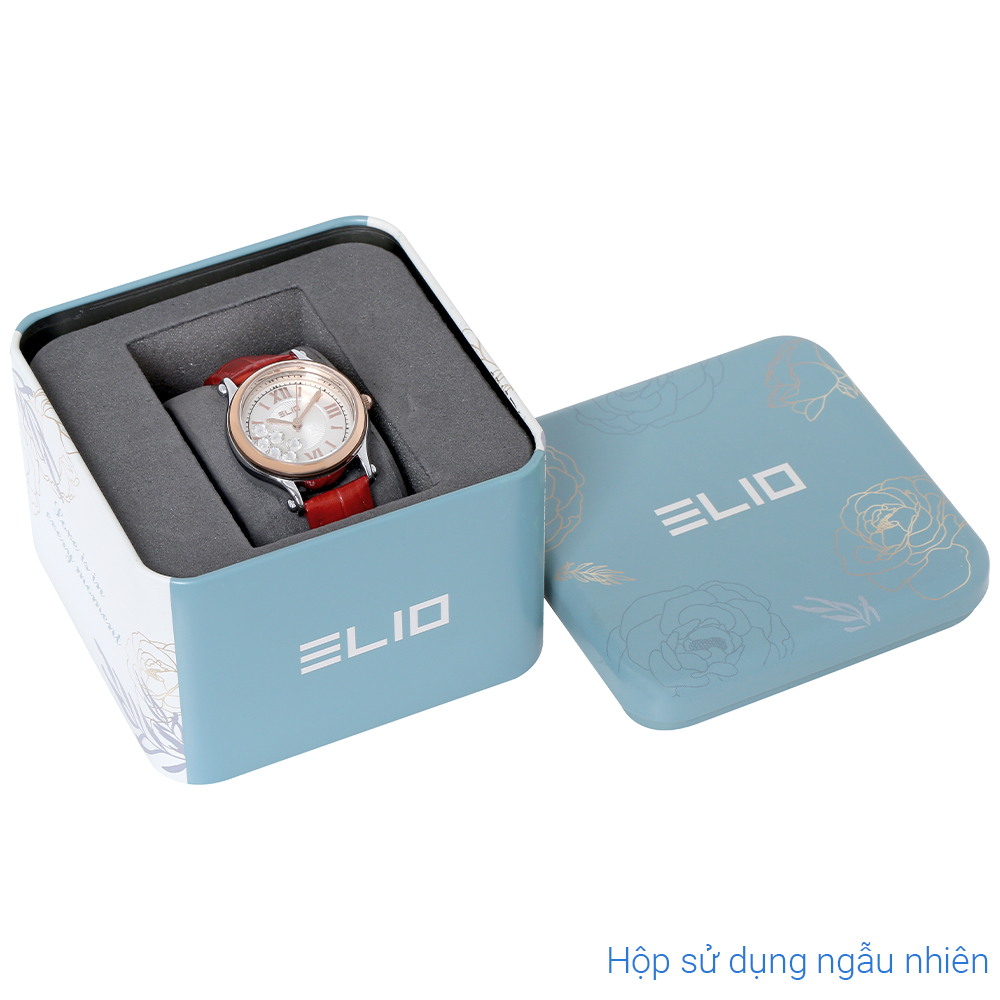 Đồng hồ Elio Xmas 30 mm Nữ EL137-01 Màu Đỏ