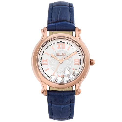 Đồng hồ Elio 30 mm Nữ EL137-02 Màu Xanh Đậm