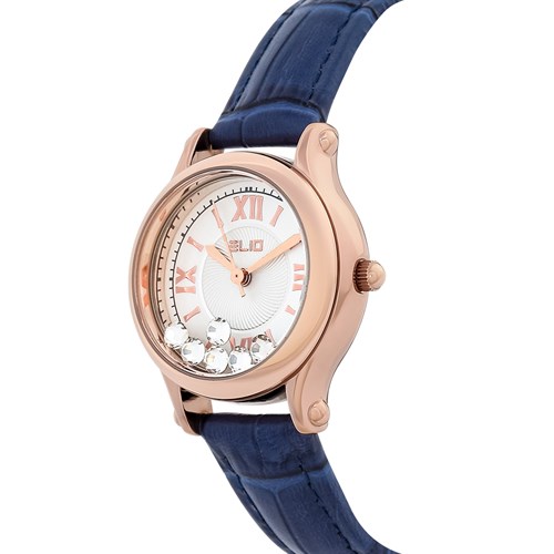 Đồng hồ Elio 30 mm Nữ EL137-02 Màu Xanh Đậm