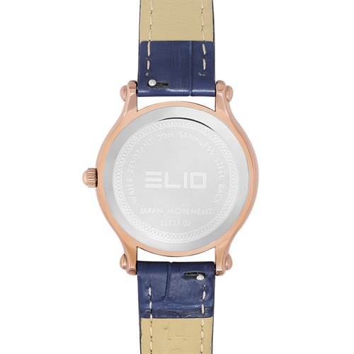 Đồng hồ Elio 30 mm Nữ EL137-02 Màu Xanh Đậm
