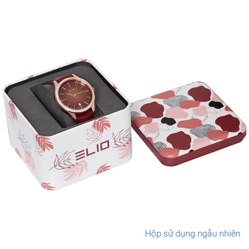 Đồng hồ Elio Xmas 35 mm Nữ EL138-02 Màu Đỏ