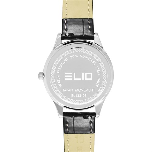 Đồng hồ Elio 35 mm Nữ EL138-03 Màu Đen