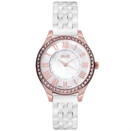 Đồng hồ Elio 33 mm Nữ ES144-01 Màu Trắng