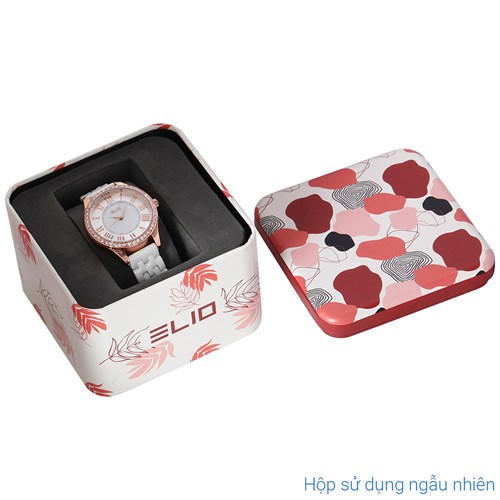 Đồng hồ Elio 33 mm Nữ ES144-01 Màu Trắng