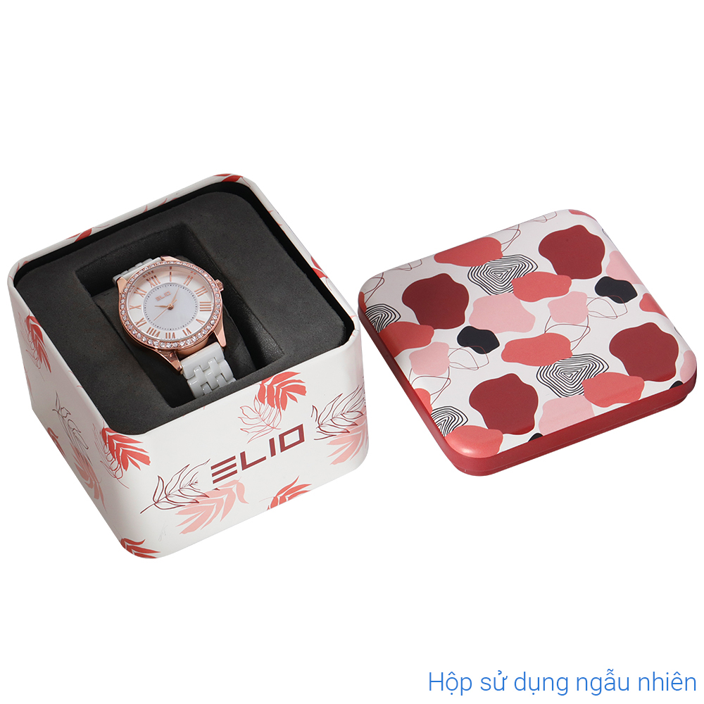 Đồng hồ Elio 33 mm Nữ ES144-01 Màu Trắng