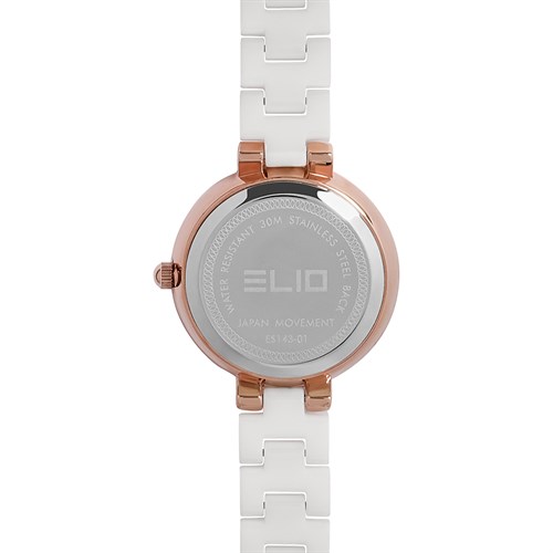 Đồng hồ Elio Nàng Thơ 30 mm Nữ ES143-01 Màu Trắng