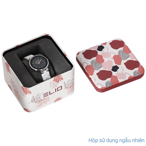 Đồng hồ Elio Nàng Thơ 30 mm Nữ ES143-02 Màu Trắng