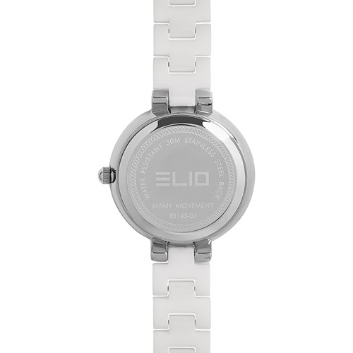 Đồng hồ Elio Nàng Thơ 30 mm Nữ ES143-03 Màu Trắng