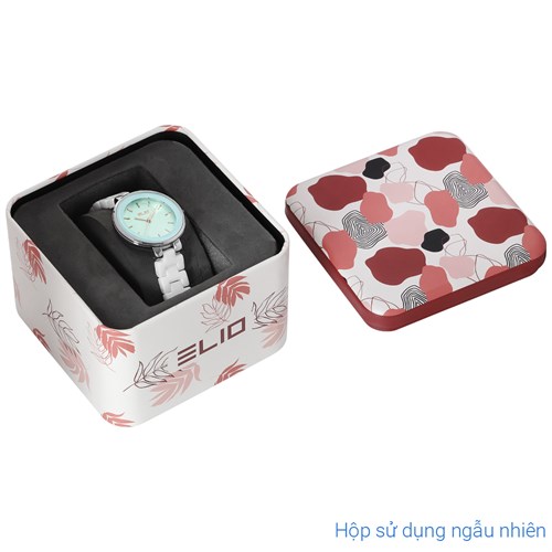 Đồng hồ Elio Nàng Thơ 30 mm Nữ ES143-03 Màu Trắng