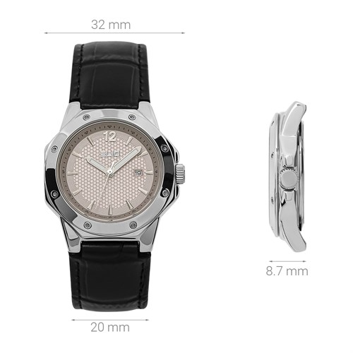 Đồng hồ Elio 32 mm Nữ EL140-02 Màu Đen