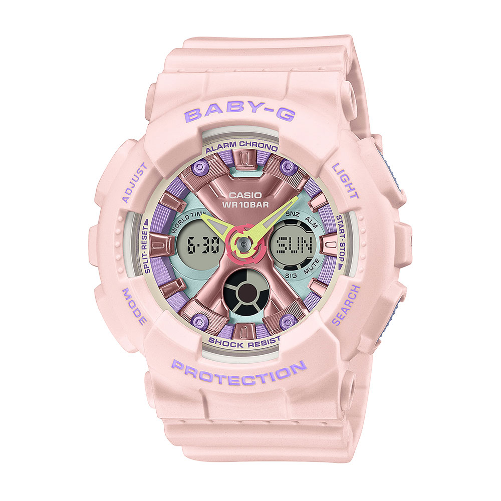 Đồng Hồ Baby-G 43.3 Mm Nữ Ba-130Pm-4Adr - Chính Hãng 100%