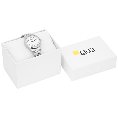 Đồng hồ Q&Q 30 mm Nữ C01A-001PY Màu Bạc