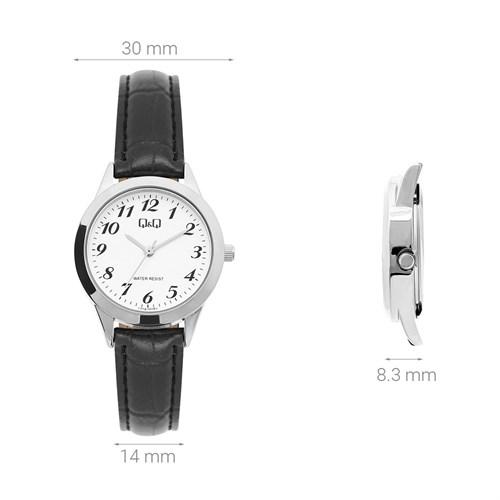 Đồng hồ Q&Q 30 mm Nữ C01A-007PY Màu Đen