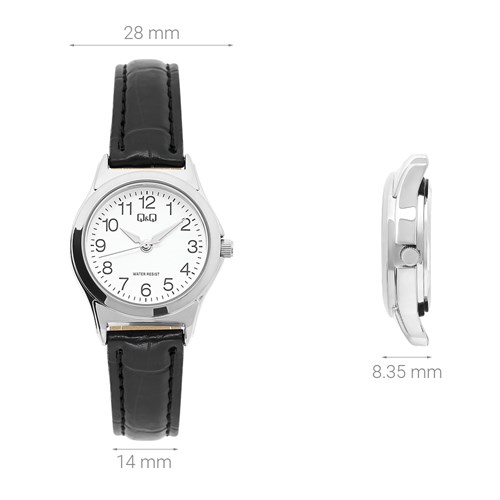 Đồng hồ Q&Q 28 mm Nữ C07A-003PY Màu Đen