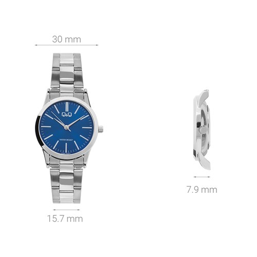 Đồng hồ Q&Q 30 mm Nữ C09A-002PY Màu Bạc