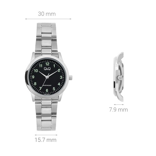 Đồng hồ Q&Q 30 mm Nữ C09A-005PY Màu Bạc
