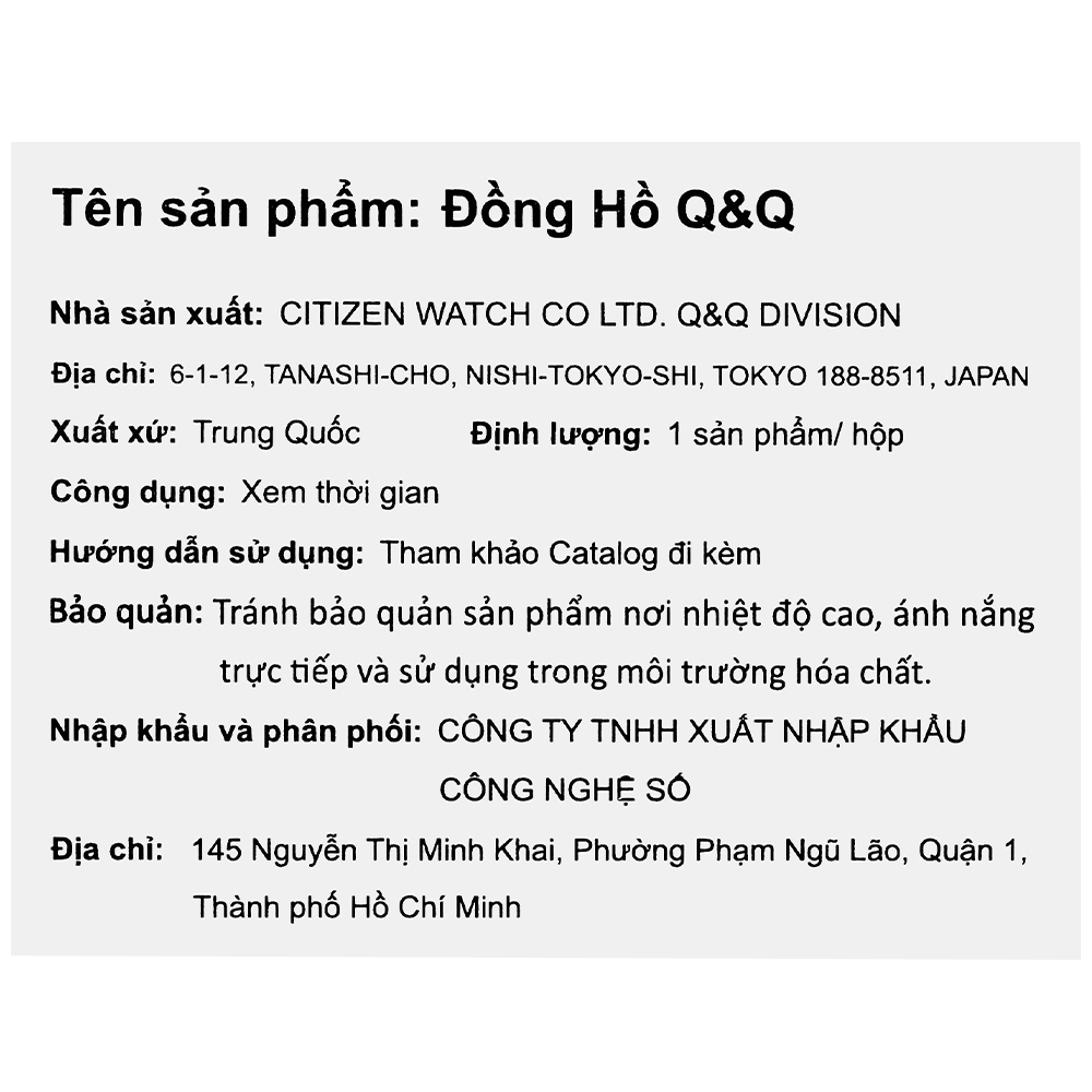 Đồng hồ Q&Q 32 mm Nữ Q56A-003PY - 7
