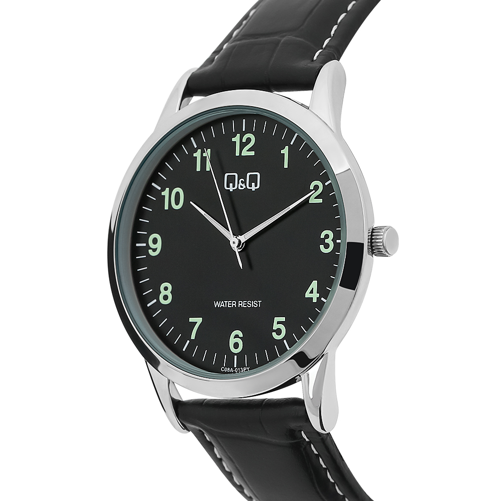 Đồng hồ Q&Q 40 mm Nam C08A-013PY Màu Đen