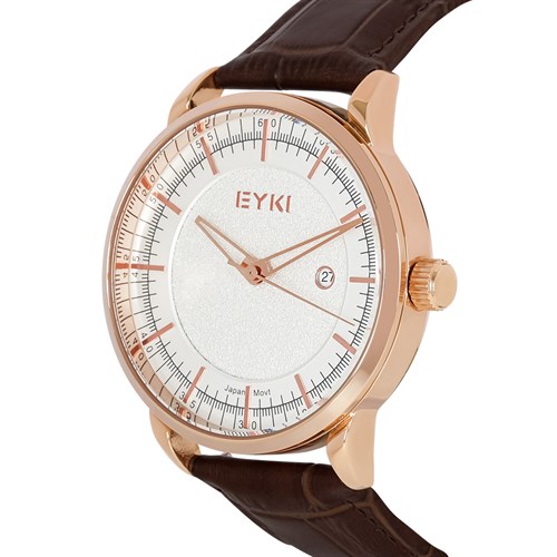Đồng hồ EYKI 43 mm Nam EYL004-01 Màu Nâu