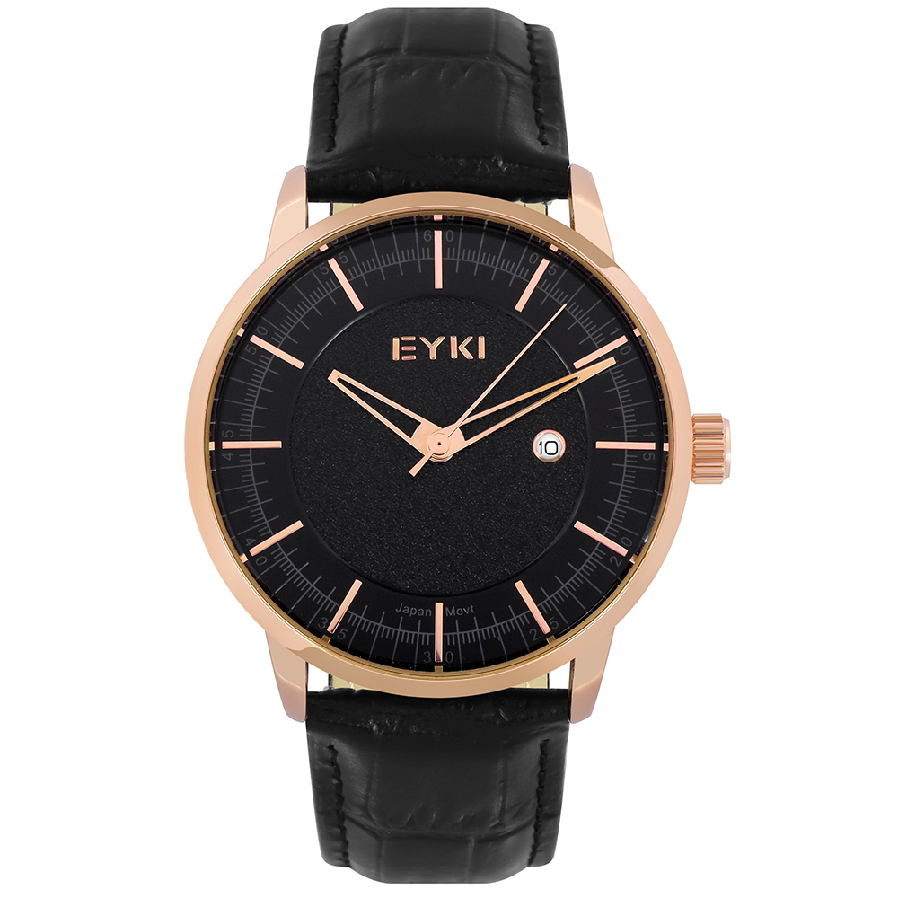 Đồng hồ EYKI 43 mm Nam EYL004-02 Màu Đen