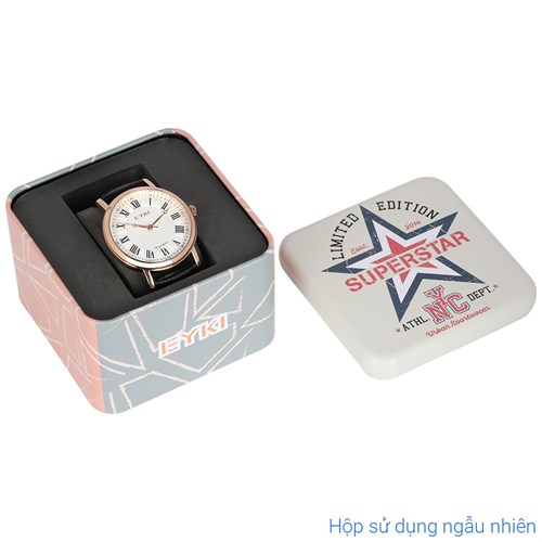 Đồng hồ EYKI 40 mm Nam EYC008-01 Màu Đen