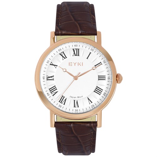 Đồng hồ EYKI 40 mm Nam EYC009-01 Màu Nâu
