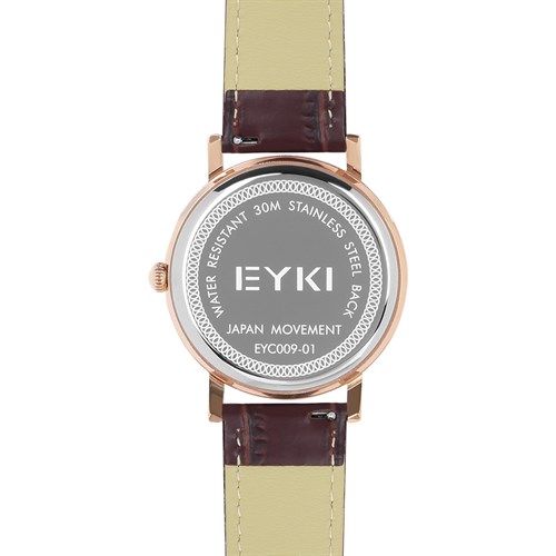 Đồng hồ EYKI 40 mm Nam EYC009-01 Màu Nâu