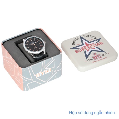 Đồng hồ EYKI 41 mm Nam EYC015-01 Màu Đen
