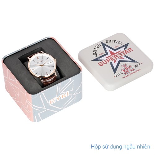 Đồng hồ EYKI 40 mm Nam EYC018-01 Màu Nâu